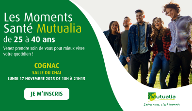 Visuel Moments Santé Mutualia à Cognac