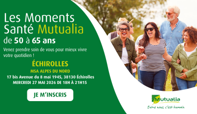 Visuel Moments Santé Mutualia à Echirolles