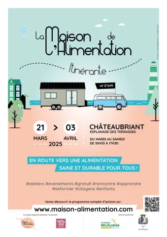 Affiche Maison de l’Alimentation Châteaubriant bien manger mutualia grand ouest