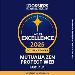 Label Excellence 2025 pour l'offre Zen'protect 
